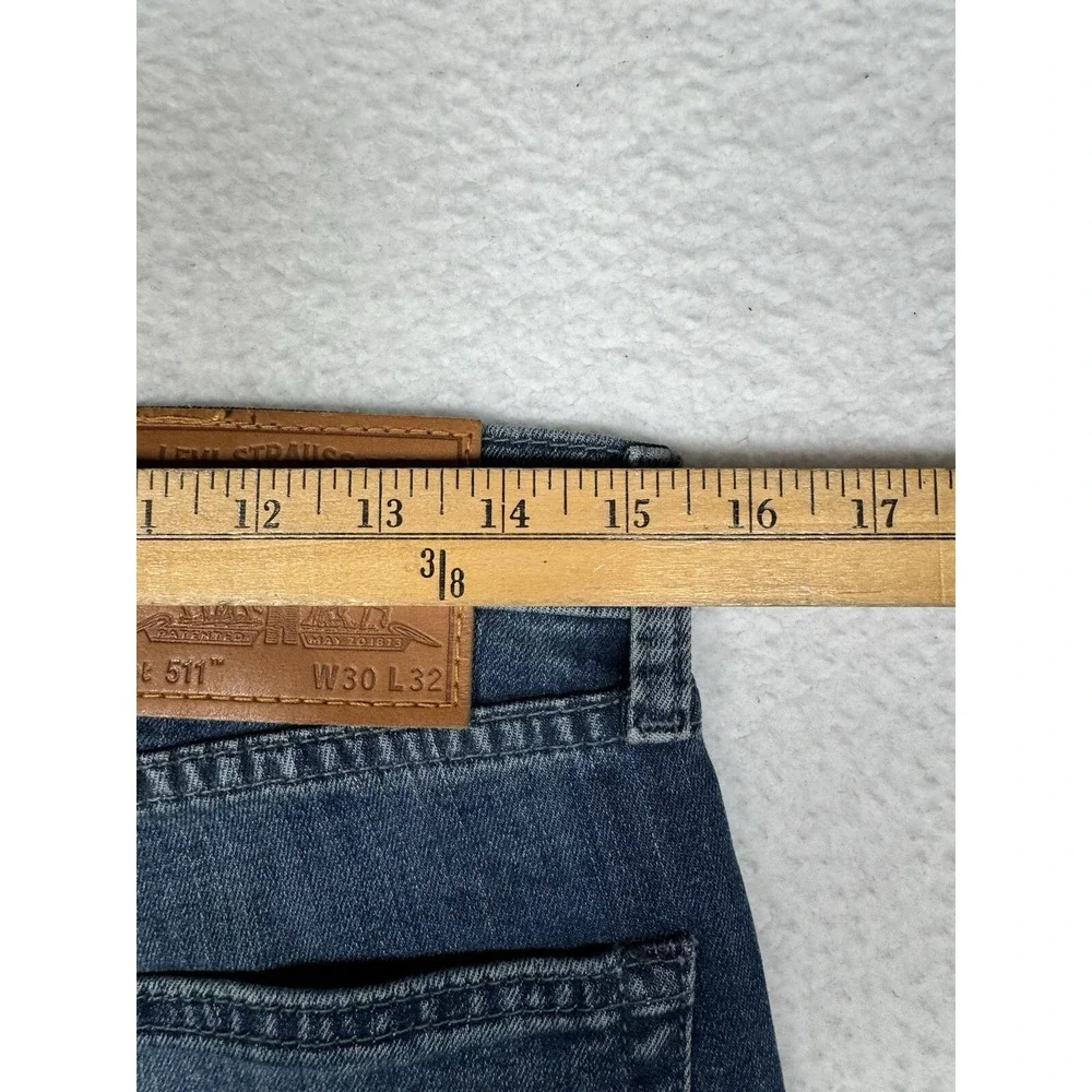NEW - Levi's Premium 511 Slim Flex Stretch Jeans - Men's 30x32 Fits (30x30)